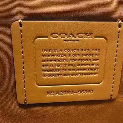 Pre-owned Coach Ivory Leather Tote Bag () In White