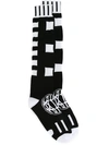 Ktz Circle Logo Socks In Black