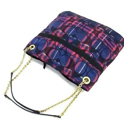 Pre-owned Coach Multi-color Canvas Handbag Shoulder Bag Tote Bag ()