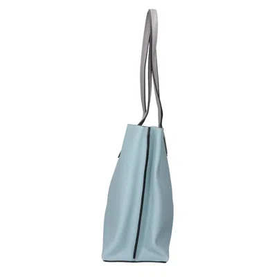 Pre-owned Coach Mint Blue Leather Tote Bag ()