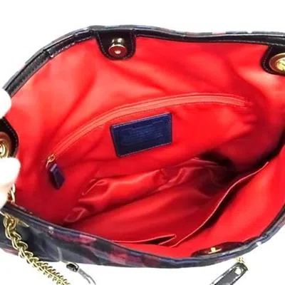 Pre-owned Coach Multi-color Canvas Handbag Shoulder Bag Tote Bag ()