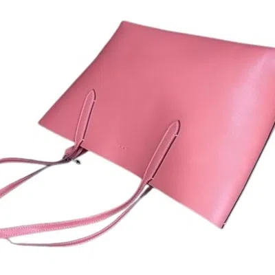 Pre-owned Coach Pink Leather Tote Bag ()