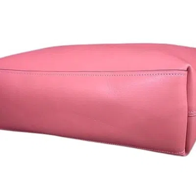 Pre-owned Coach Pink Leather Tote Bag ()