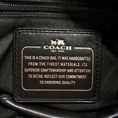 Pre-owned Coach Signature Brown Canvas Leather Handbag Shoulder Bag Tote Bag ()