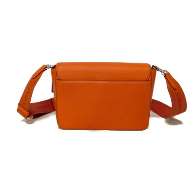 Pre-owned Coach Signature Orange Messenger Bag Shoulder Bag ()