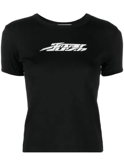 Ambush Black Graphic Print T-shirt In Black