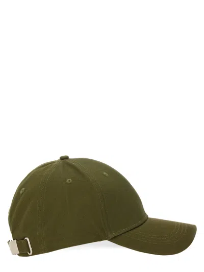 Aspesi Baseball Hat With Logo In Green