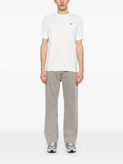 Autry Cotton Crew-neck T-shirt In White