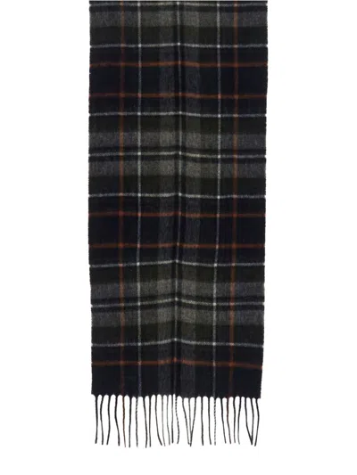 Barbour Scarf With Check Pattern In Brown