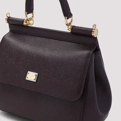 Dolce & Gabbana Sicily Tote Bag In Purple