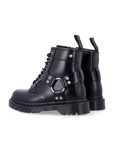 Dr. Martens 1460 Harness 8 Eye Boot In Black