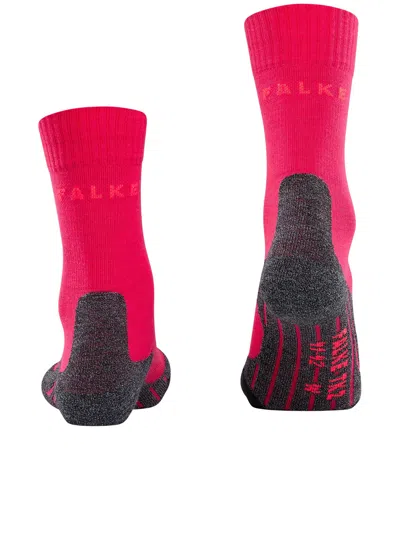 Falke Tk2 Explore Womens Trekking Socks In Red