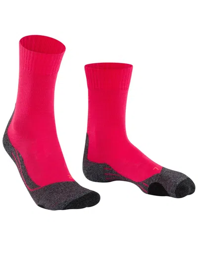 Falke Tk2 Explore Womens Trekking Socks In Red