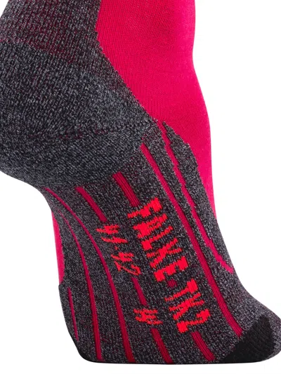 Falke Tk2 Explore Womens Trekking Socks In Red