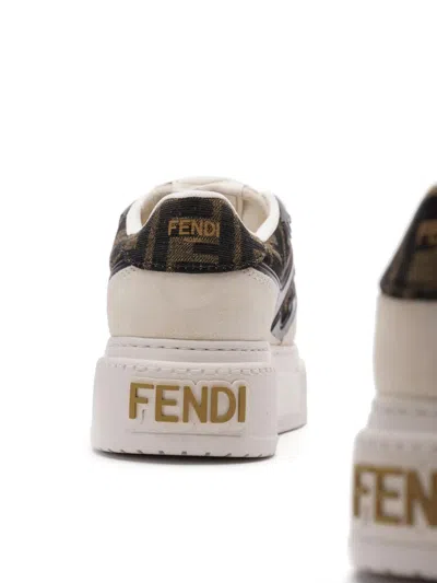 Fendi Sneaker Stringata  Match In Animal Print