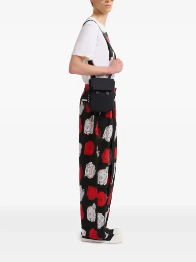 Marni Crossbody Bag With Logo Lettering In Brown