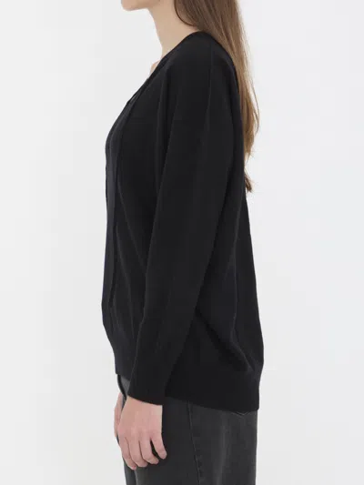 Lisa Yang Erna V-neck Cashmere Sweater In Black