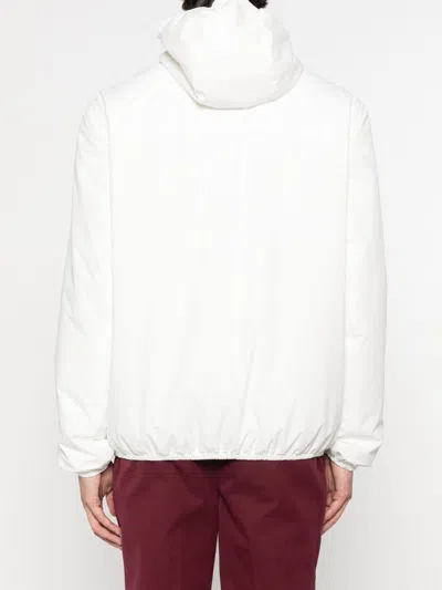 Brunello Cucinelli Men Nylon Blouson Jacket In White
