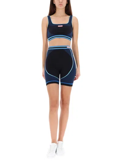 Casablanca Seamless Bralette In Blue