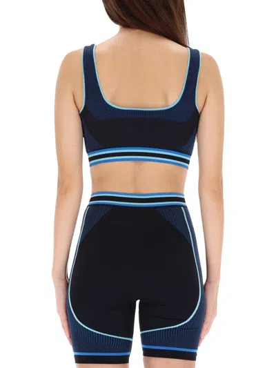 Casablanca Seamless Bralette In Blue