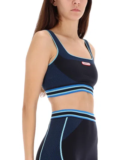 Casablanca Seamless Bralette In Blue