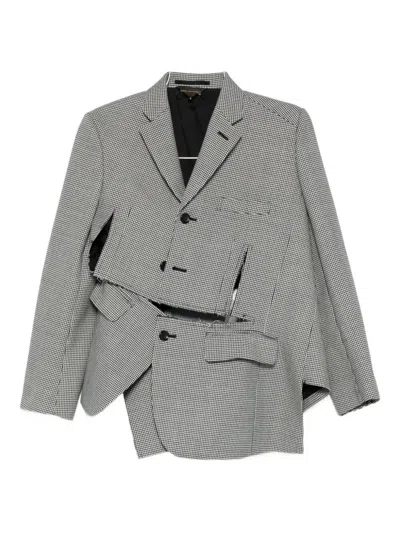 Comme Des Garçons Cropped Jacket In Gray