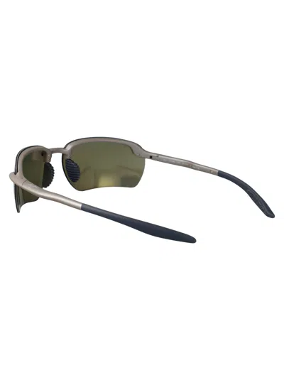 Maui Jim Metal Matte Grey Plastic Sunglasses In Gray