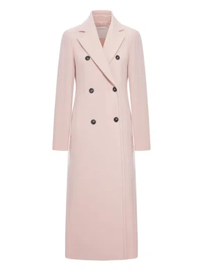 Sportmax Max Mara  "comune" Classic Coat In Pink