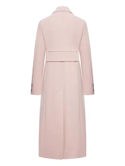 Sportmax Max Mara  "comune" Classic Coat In Pink