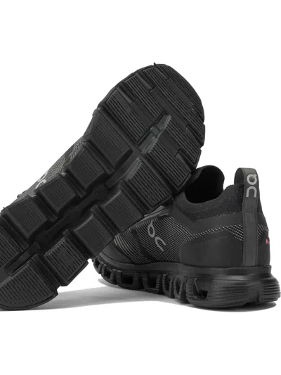 On Running Black Eclipse Fabric Sneakers In Black