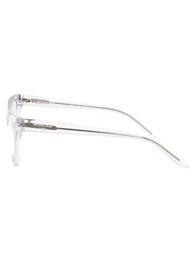 Balenciaga Crystal-crystal-transparent Recycled Acetate Glasses In Gray
