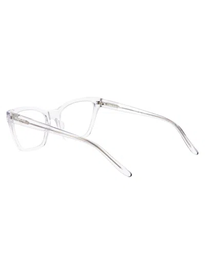 Balenciaga Crystal-crystal-transparent Recycled Acetate Glasses In Gray