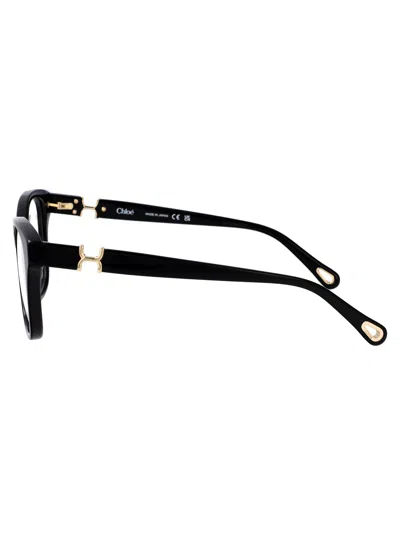 Chloé Black-black-transparent Recycled Acetate Glasses