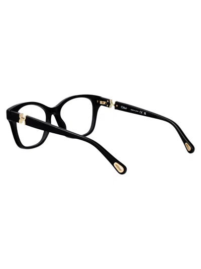Chloé Black-black-transparent Recycled Acetate Glasses