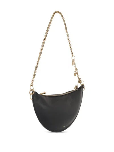 Chloé Icons Leather Shoulder Bag In Black