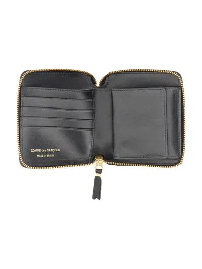 Comme Des Garçons Wallet Classic Leather Line Wallet In Gold