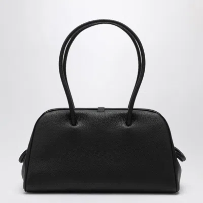 Jacquemus Turismo Calf Leather Shoulder Bag In Black