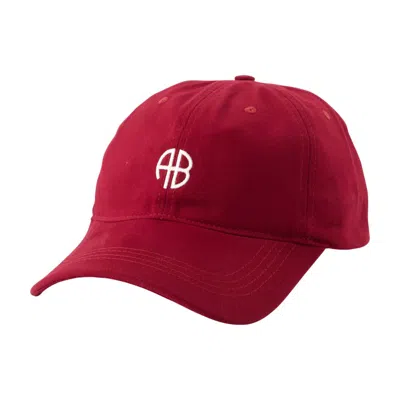 Anine Bing Jeremy Baseball Cap In Red