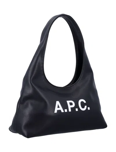 Apc Baby Ninon Shoulder Bag In Gray
