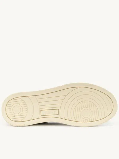 Autry "dallas Low Sparkling" Sneaker In Gray