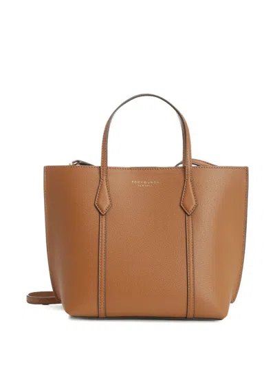 Tory Burch Perry Small Tote Bags In Brown