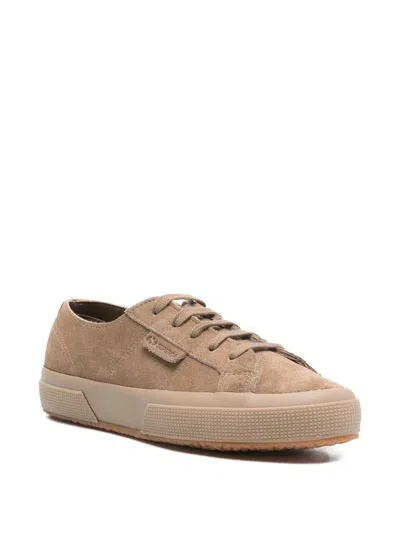 Superga 2750 Suede Flesh Out Shoes In Brown