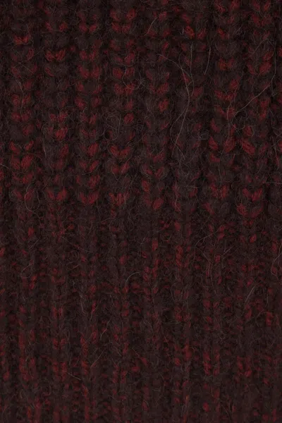 Dries Van Noten Women Oversized Sweater In Wool And Alpaca In Black