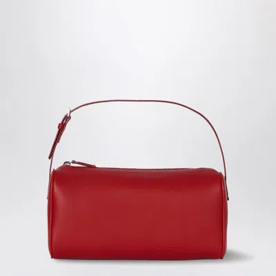 The Row 90s Top-handle Bag In Silk Leather In Red