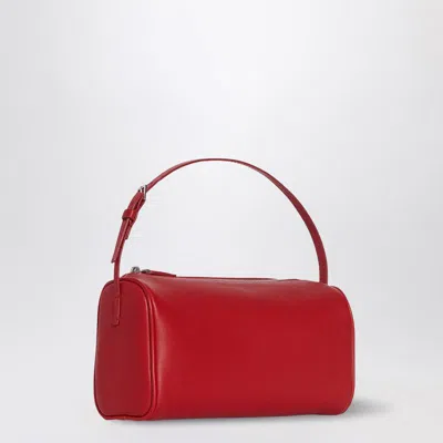 The Row 90s Top-handle Bag In Silk Leather In Red