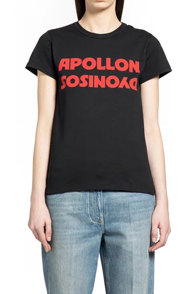 Valentino Garavani T-shirts & Tank Tops In Black