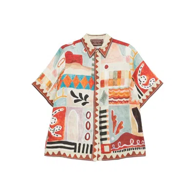Alemais Michelle Abstract-print Shirt In Multi