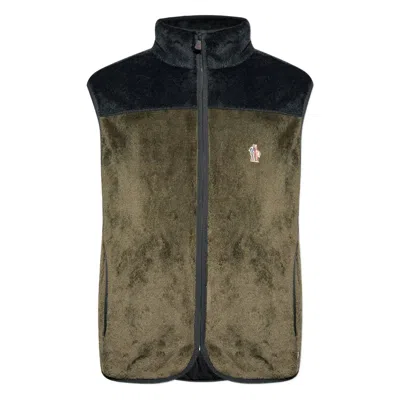 Moncler Grenoble Outwear Waistcoats In Green