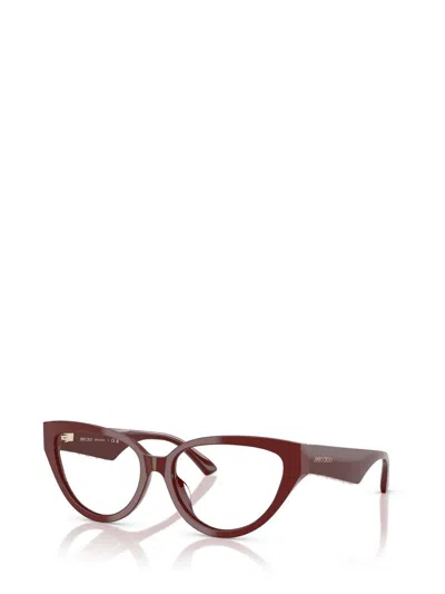 Jimmy Choo Eyeglasses In Red