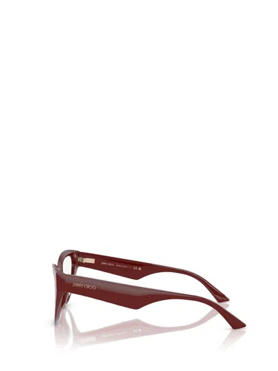 Jimmy Choo Eyeglasses In Red
